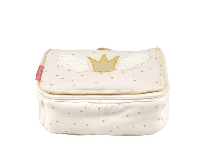 LITTLE CREVETTE Trousse de toilette valisette Princesse Swan (2)