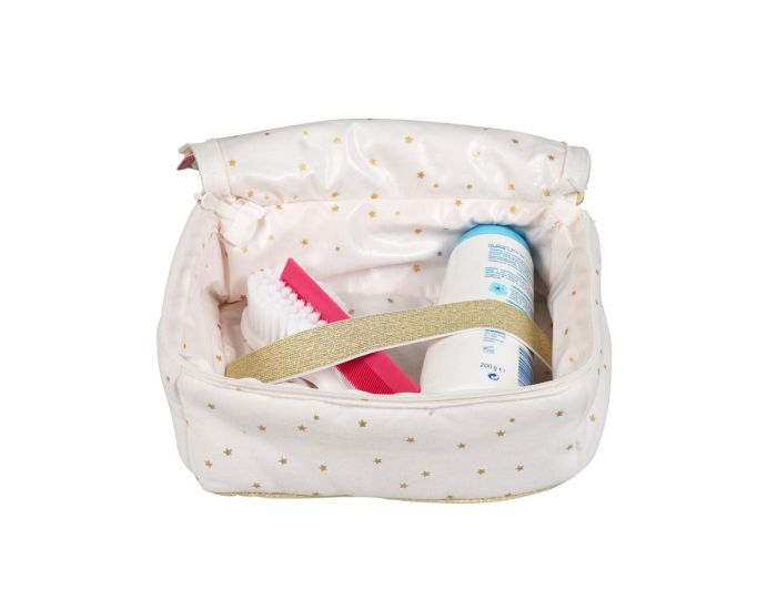 LITTLE CREVETTE Trousse de toilette valisette Princesse Swan (4)