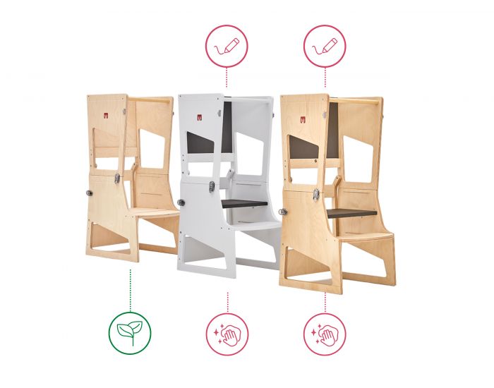 Tour d'Observation Montessori Evolutive & Modulable 11-en-1 Transformer R�glable - D�s 9 mois (2)