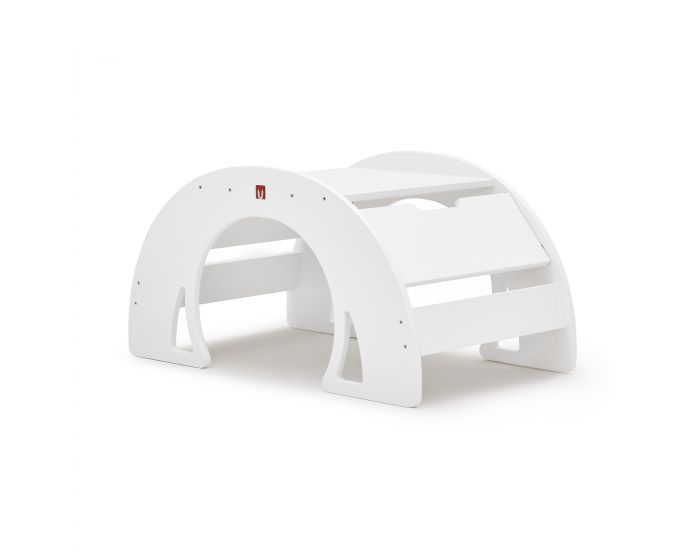 BIANCONIGLIOKIDS Rocker Enfant Modulable 11-en-1 Pont Pikler Dodo Classic - Blanc - Ds 3mois (1)