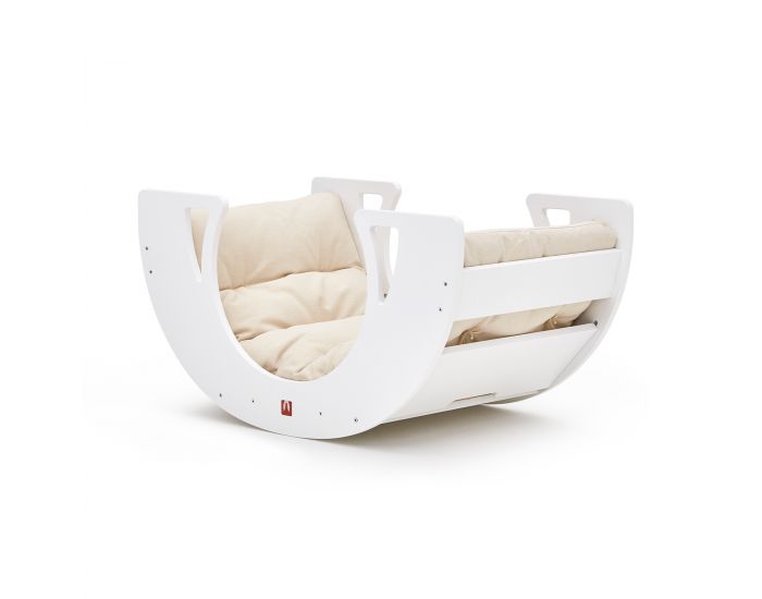 BIANCONIGLIOKIDS Rocker Enfant Modulable 11-en-1 Pont Pikler Dodo Classic - Blanc - Ds 3mois (10)