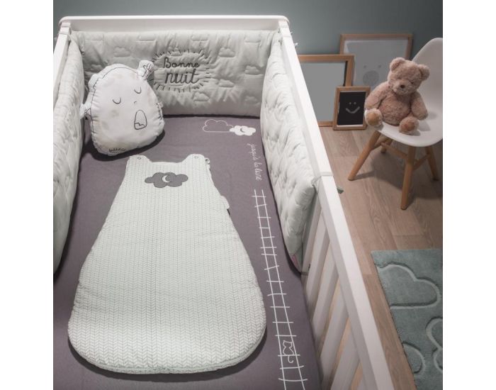 LITTLE CREVETTE Drap-housse Bonne nuit (1)