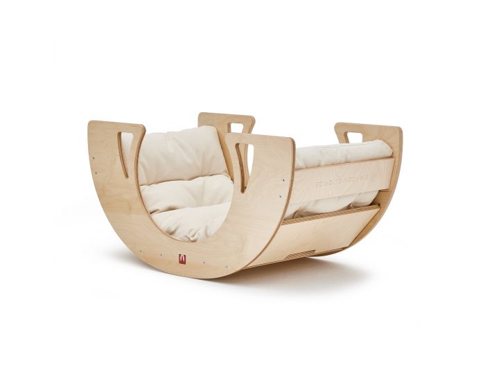 BIANCONIGLIOKIDS Rocker Enfant Modulable 11-en-1 Pont Pikler Dondo Classic - Vernis - D�s 3mois (10)