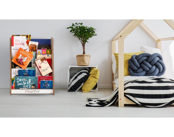 MUMY Biblioth�que Montessori Enfant Exposition Frontale Pleine 80 livres EasyTall - Bois (3)