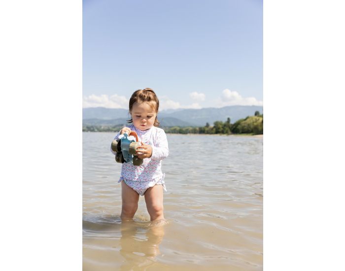 DROLES DE MARMOTS Culotte de Bain Anti-UV B�b� - Margaux Motif Fleuri (2)