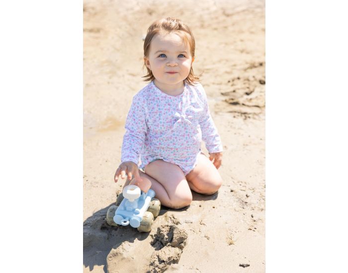 DROLES DE MARMOTS Culotte de Bain Anti-UV B�b� - Margaux Motif Fleuri (3)