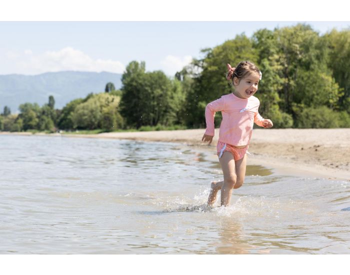 DROLES DE MARMOTS Culotte de Bain Anti-UV B�b� - Margaux P�che (3)