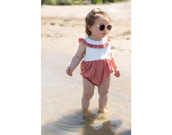 DROLES DE MARMOTS Maillot de bain 1 Pi�ce Anti-UV - Layla Terracotta (3)