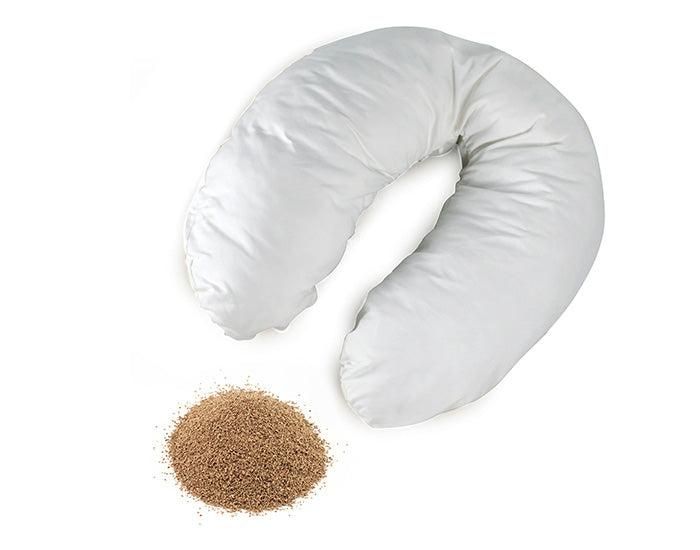 NATURNA Coussin d'Allaitement Zen 3 En 1 - Tortuguero �cru - Rembourrage Li�ge - Coton Bio (1)