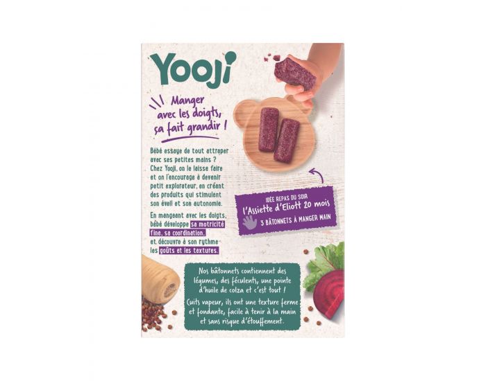 YOOJI - B�tonnets � manger-main betterave & quinoa bio - D�s 12 mois (1)