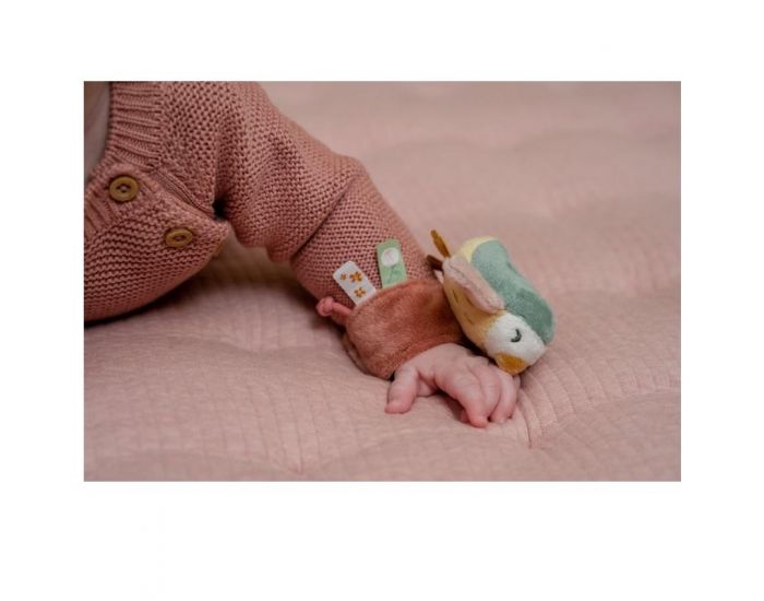 LITTLE DUTCH Bracelet Hochet Flowers Butterflies (3)