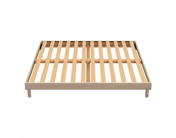 OLYMPE LITERIE Sommier  Lattes Kit Eeasy - Chne - 2 Places (2)