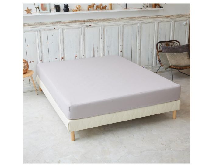 MA LITERIE NATURELLE Drap housse Marron Froid pour b�b� (1)