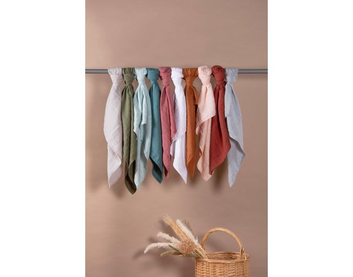 KADOLIS Langes Coton Bio Unis - Lot de 3 (4)