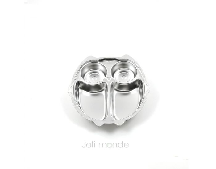 JOLI MONDE Plateau Repas 3 Compartiments Kids - Sylvette la Chouette  (2)