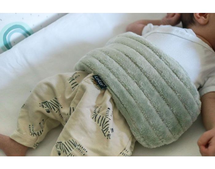 KIPKEP Bouillotte s�che d�houssable aux graines de lin - Pale Green - KIPKEP (5)