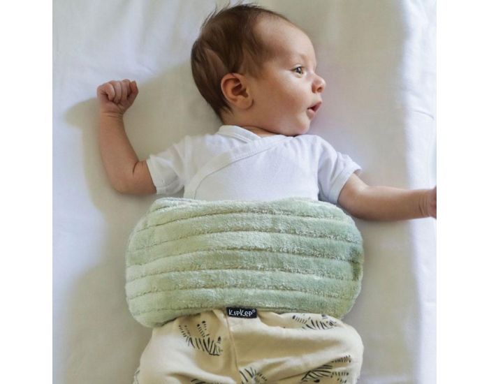 KIPKEP Bouillotte s�che d�houssable aux graines de lin - Pale Green - KIPKEP (1)