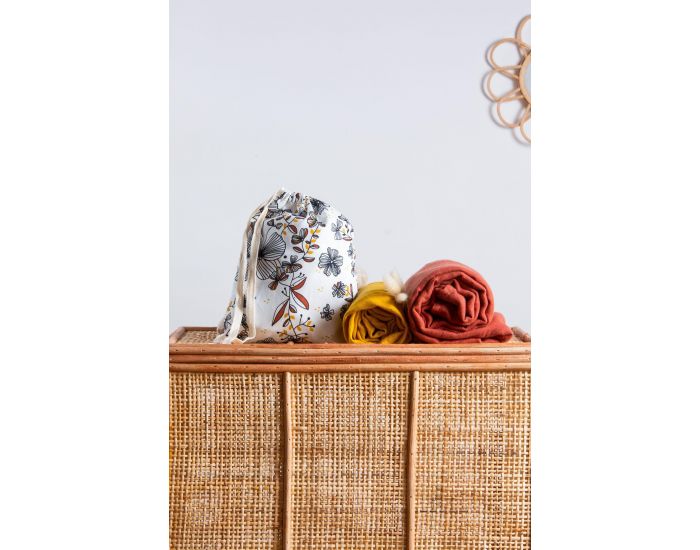 KADOLIS Drap Housse Coton Bio Flora - Lit b�b� (3)