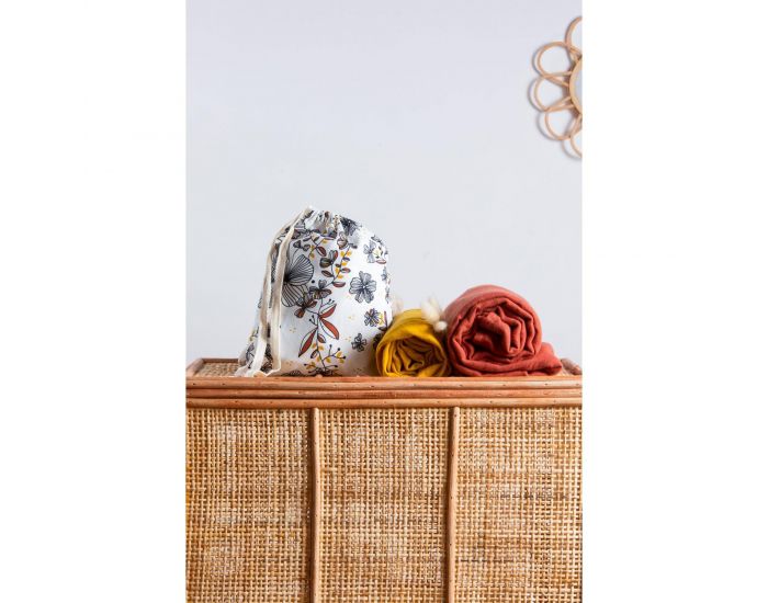 KADOLIS Drap Housse Coton Bio Flora - Lit b�b� (7)