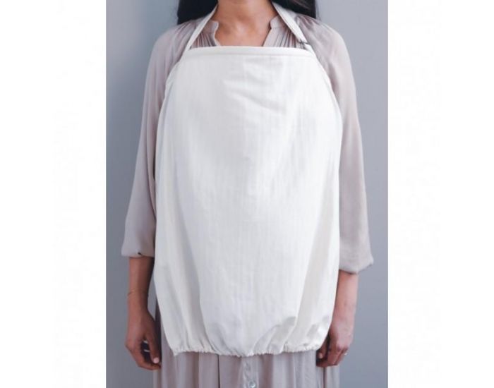 NL & SENS Tablier d'Allaitement en Coton Bio - cru (2)