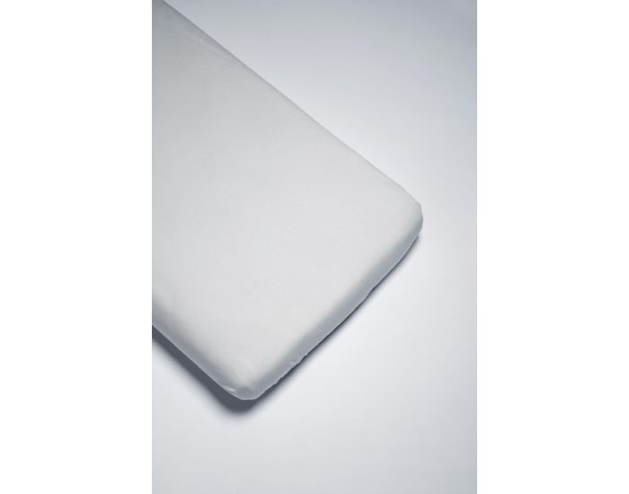 KADOLIS Al�se Drap Housse Berceau Imperm�able Jersey Tencel - Gris perle (1)