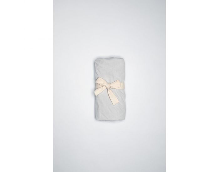 KADOLIS Al�se Drap Housse Berceau Imperm�able Jersey Tencel - Gris perle (12)