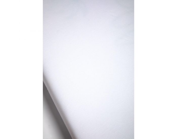 KADOLIS Alse Drap Housse Berceau Impermable Jersey Tencel - Blanc (11)