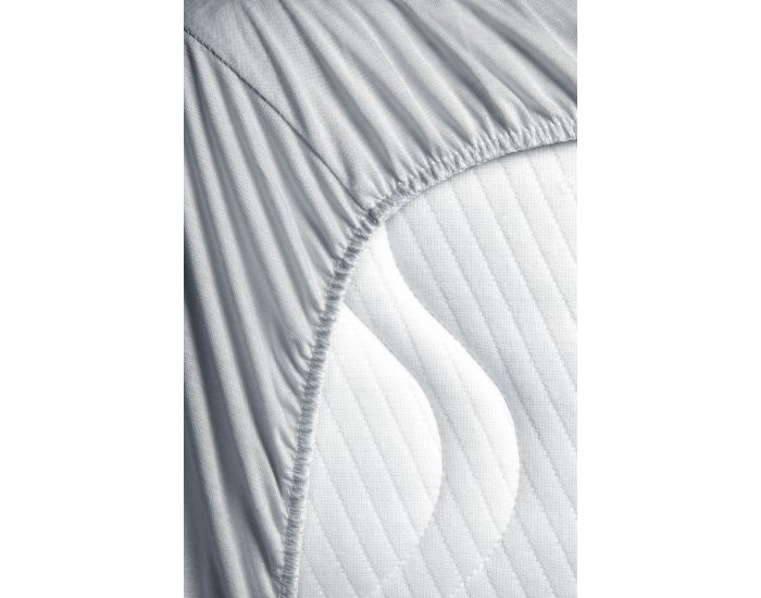 KADOLIS Al�se Drap Housse Landau Imperm�able Jersey Tencel - Gris perle (2)