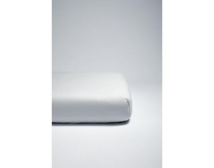 KADOLIS Al�se Drap Housse B�b� Imperm�able Jersey Tencel - Gris Perle (7)