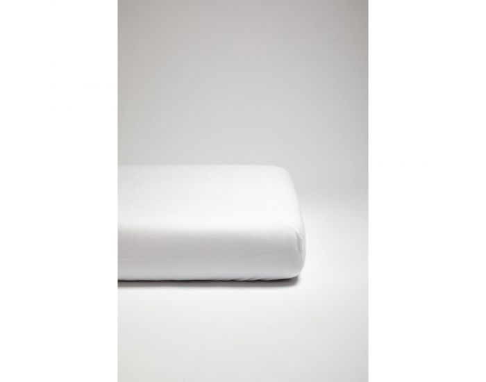 KADOLIS Al�se Drap Housse B�b� Imperm�able Jersey Tencel - Blanc (7)