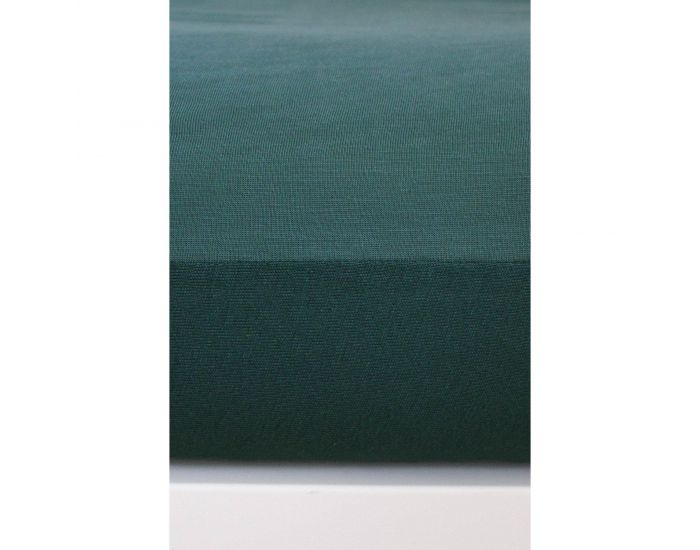 KADOLIS Al�se Drap Housse B�b� Imperm�able Jersey Tencel - Eucalyptus (10)