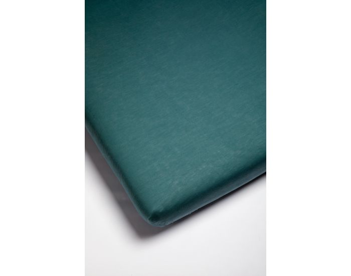 KADOLIS Al�se Drap Housse Enfant Imperm�able Jersey Tencel - Eucalyptus (1)