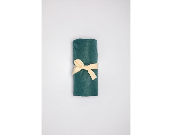 KADOLIS Al�se Drap Housse Enfant Imperm�able Jersey Tencel - Eucalyptus (5)