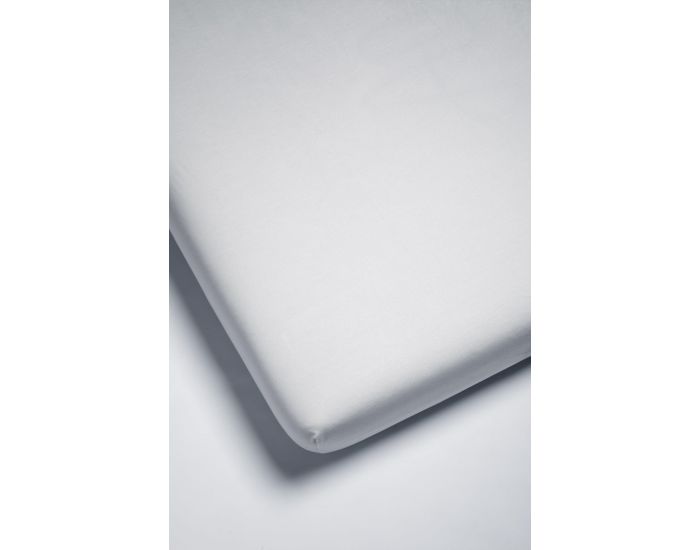 KADOLIS Al�se Drap Housse Enfant Imperm�able Jersey Tencel - Gris Perle (1)