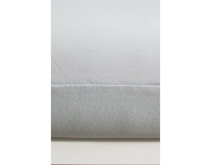 KADOLIS Al�se Drap Housse Enfant Imperm�able Jersey Tencel - Gris Perle (3)