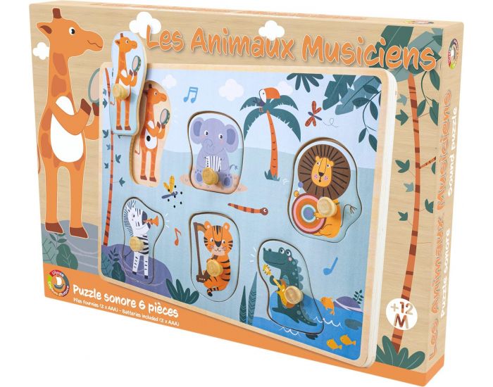 ULYSSE Puzzle Sonore Jungle - D�s 12 mois (2)