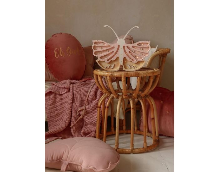 LITTLE LIGHTS Lampe Veilleuse Papillon -  Fraise Cr�me (2)
