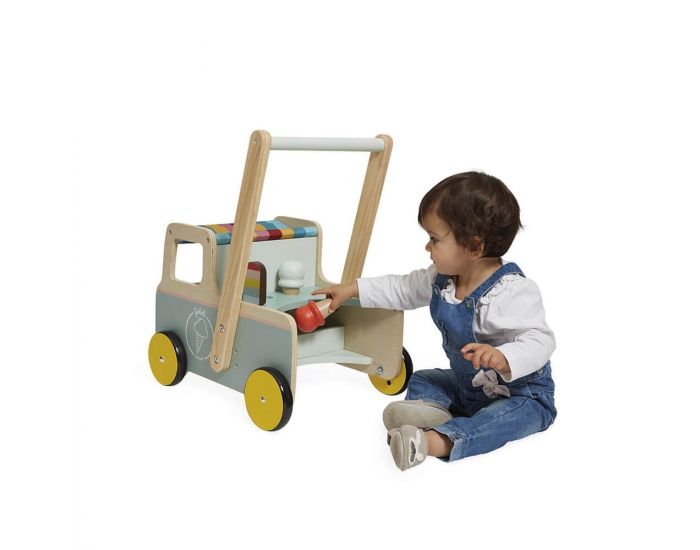 JANOD Chariot de Marche marchand de glaces - D�s 12 mois (2)