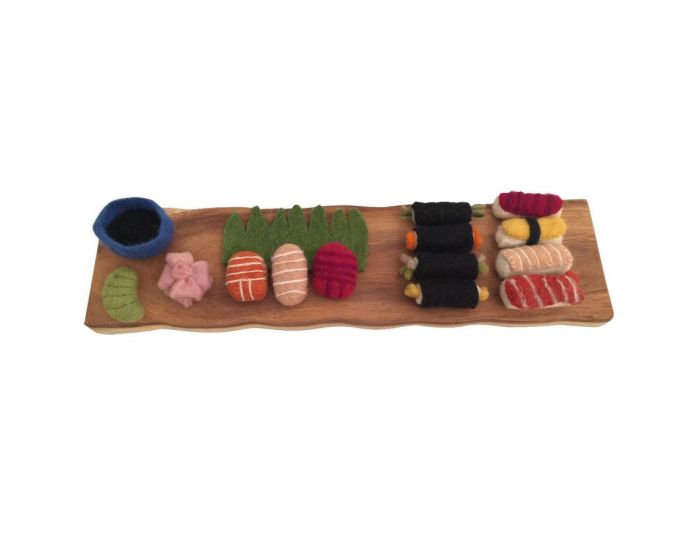 PAPOOSE TOYS Set Repas en Laine Feutr�e - Sushi - D�s 3 ans (1)