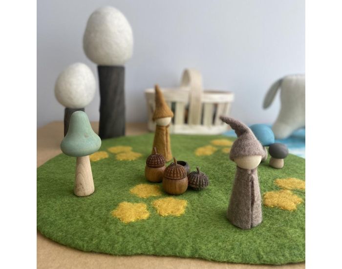 PAPOOSE TOYS Tapis de Jeu Laine Feutr�e � Set Oc�an et Prairie - D�s la Naissance (6)