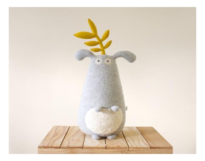 LES GUGUS Peluche Laine et Coton Bio - Gugus Plante Jaune - D�s la Naissance (1)