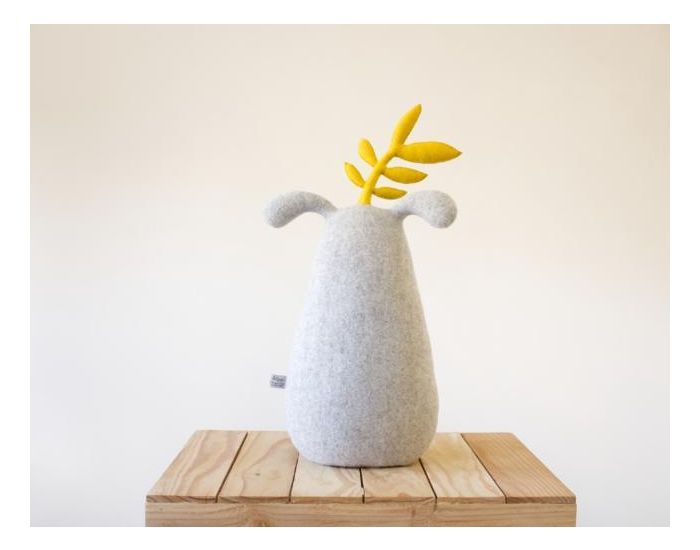 LES GUGUS Peluche Laine et Coton Bio - Gugus Plante Jaune - D�s la Naissance (2)