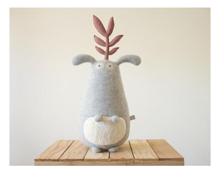 LES GUGUS Peluche Laine et Coton Bio - Gugus Plante Rose - D�s la Naissance (1)