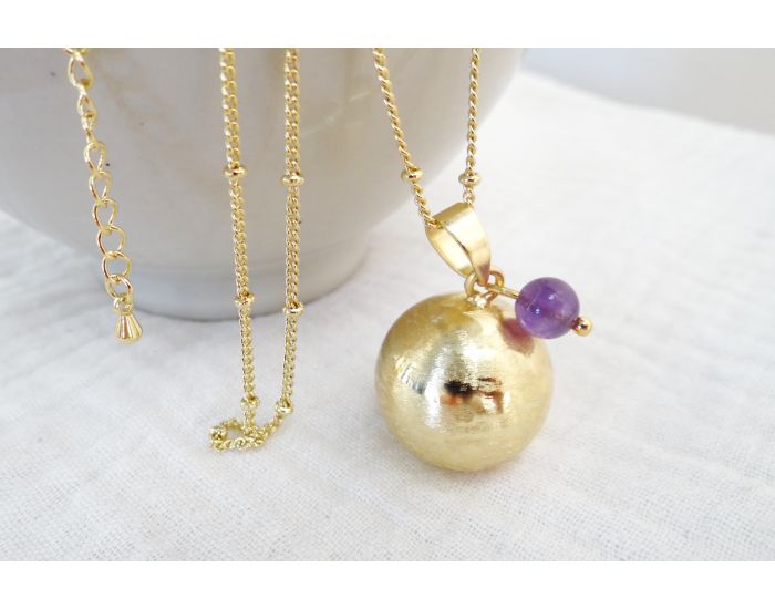 MADELEINE ET MAMAN Bola de Grossesse - Bross Or Pierre (7)