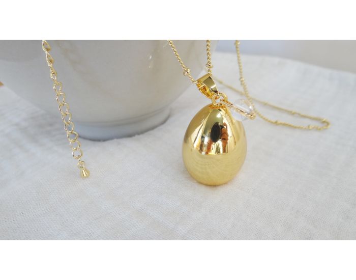 MADELEINE ET MAMAN Bola de Grossesse - Goutte Or Pierre (1)