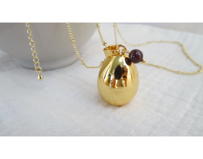 MADELEINE ET MAMAN Bola de Grossesse - Goutte Or Pierre (2)