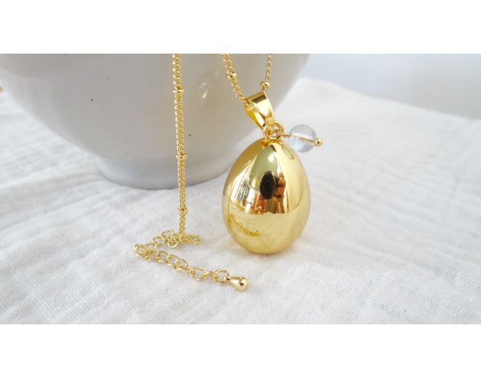 MADELEINE ET MAMAN Bola de Grossesse - Goutte Or Pierre (12)