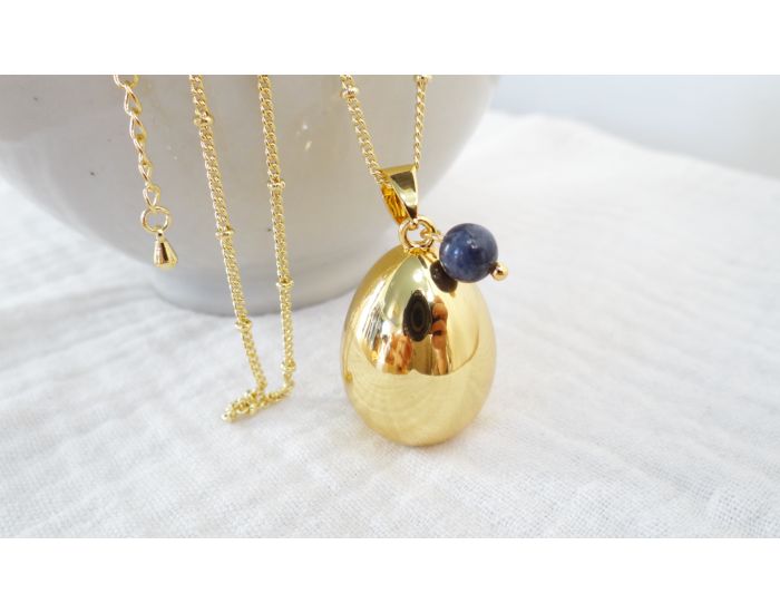 MADELEINE ET MAMAN Bola de Grossesse - Goutte Or Pierre (13)