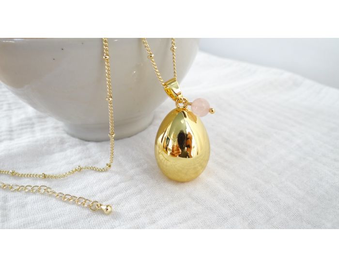 MADELEINE ET MAMAN Bola de Grossesse - Goutte Or Pierre (4)