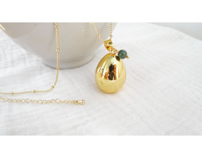 MADELEINE ET MAMAN Bola de Grossesse - Goutte Or Pierre (6)